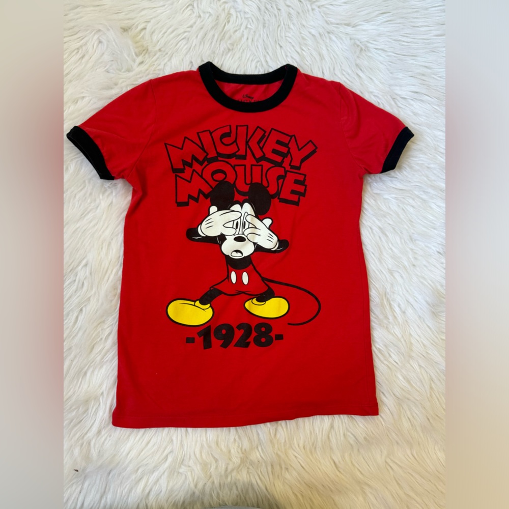 Women’s Red Mickey Mouse Shirt